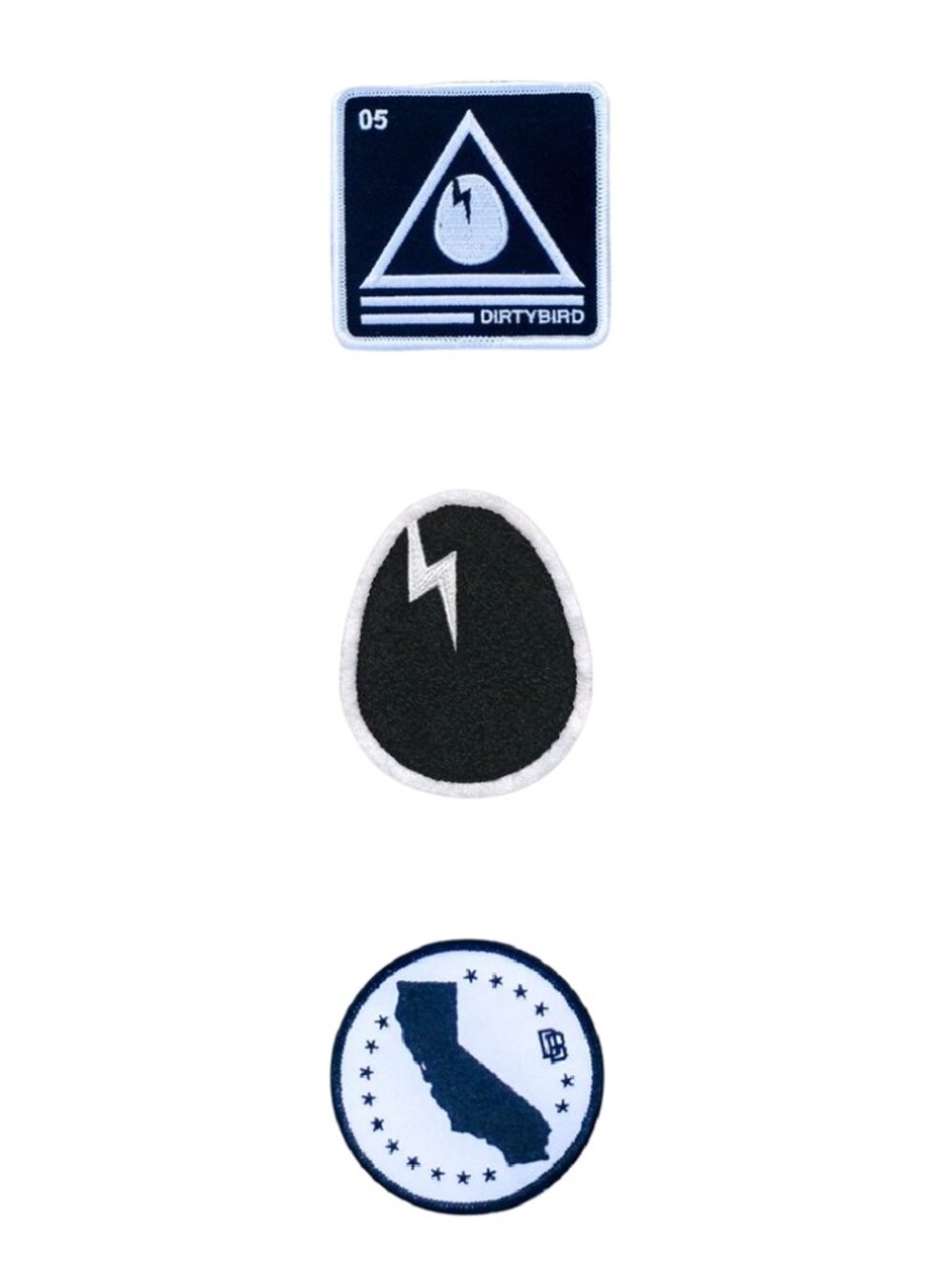 NEW, RARE Dirtybird Set of 3 Limited-Edition Rave Patches